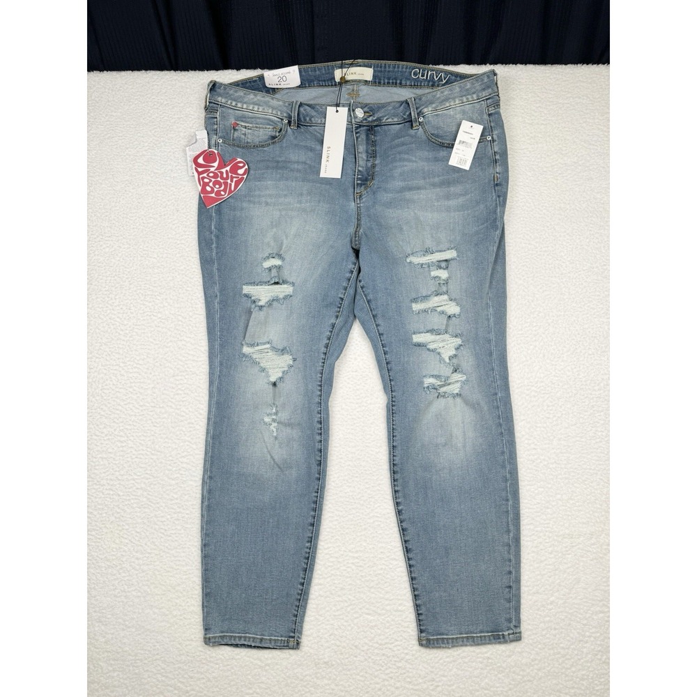 New - Slink Jeans - Curvy Ankle Jegging - Women's 20 - Read**
